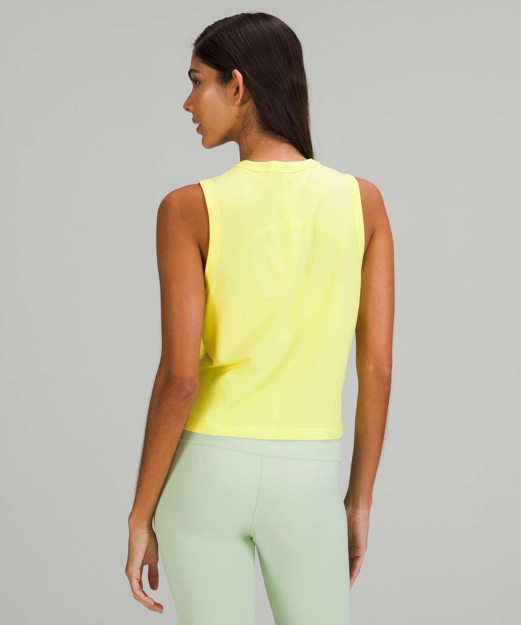 Lululemon Classic-Fit Cotton-Blend Tank Top - Electric Lemon