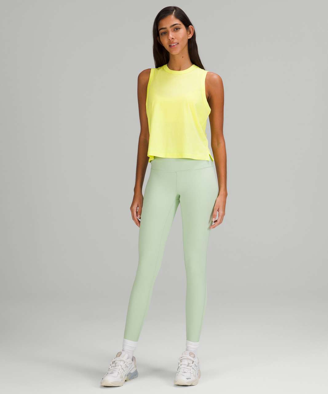 Lululemon Classic-Fit Cotton-Blend Tank Top - Electric Lemon