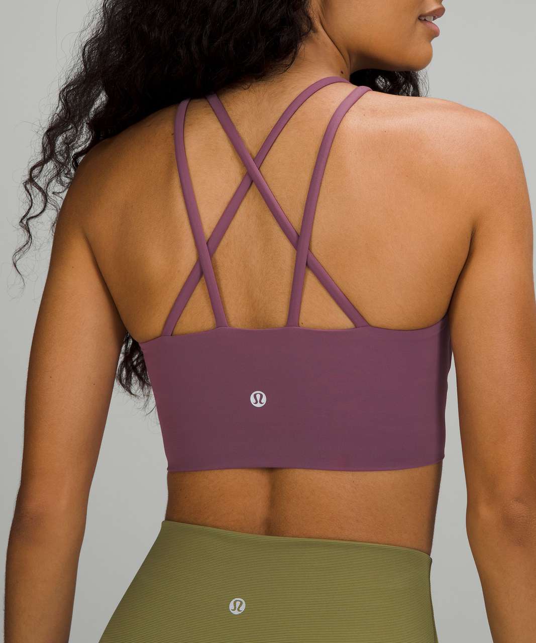 Lululemon Like A Cloud Bra Light Support, B/c Cup In Vintage Plum