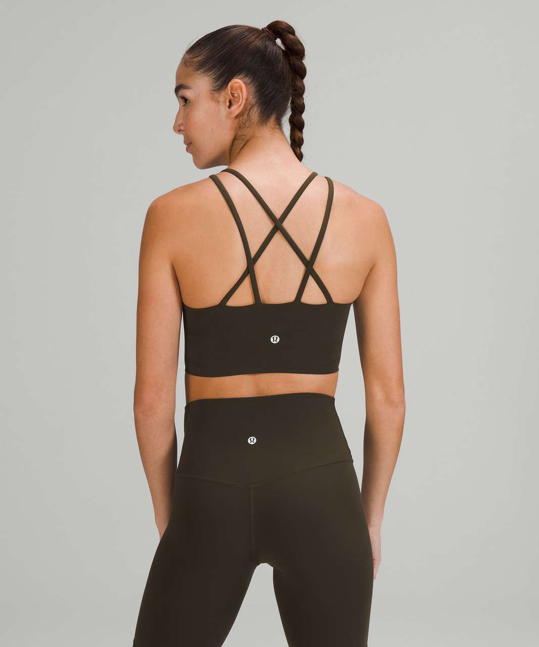 lululemon - Pair this long-line v-neck bra with a pair of high