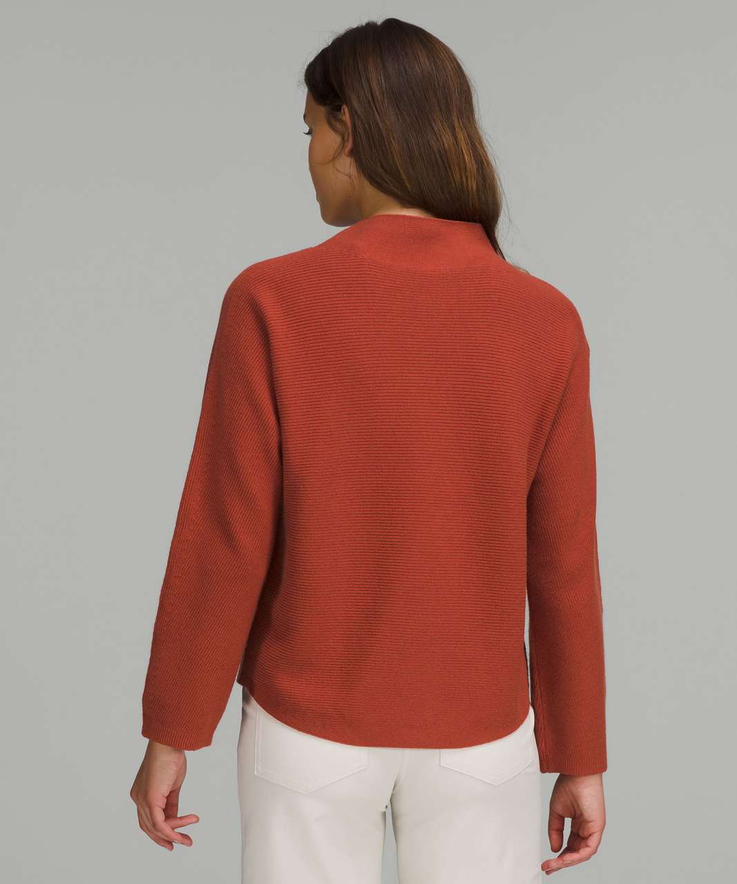 Lululemon Boxy Cotton-Blend Sweater - Red Rock