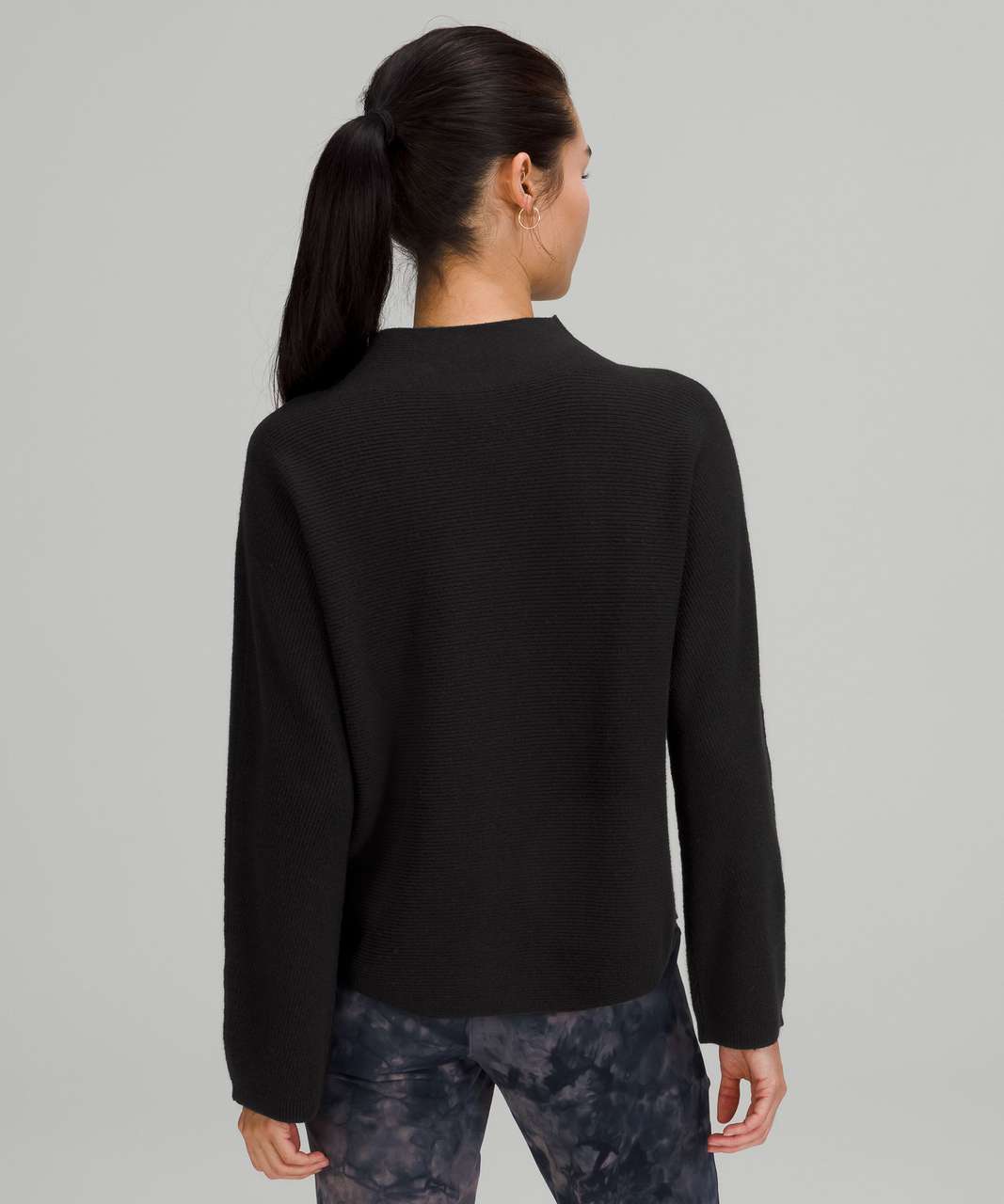 Lululemon Boxy Cotton-Blend Sweater - Black