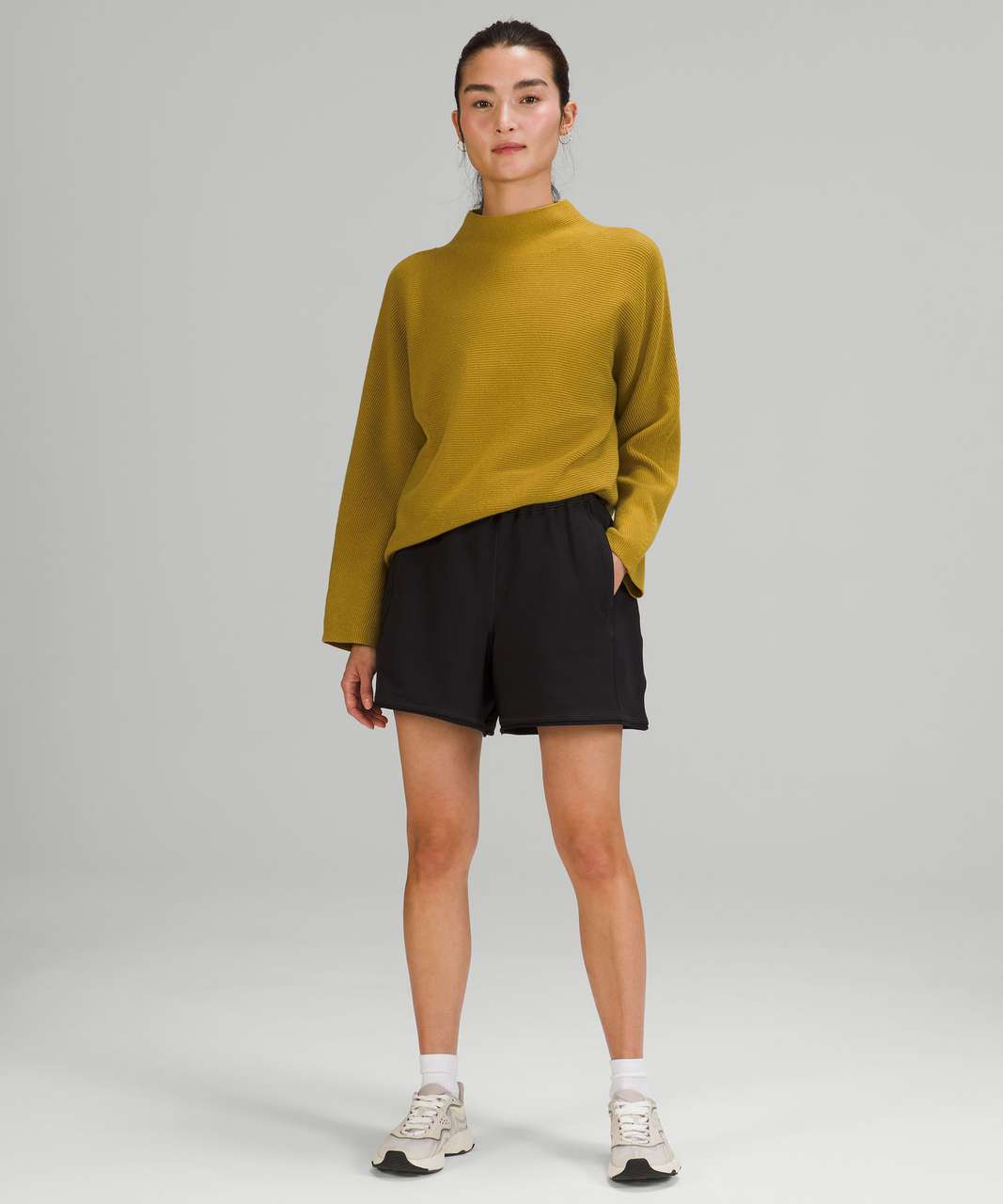 Lululemon Boxy Cotton-Blend Sweater - Auric Gold