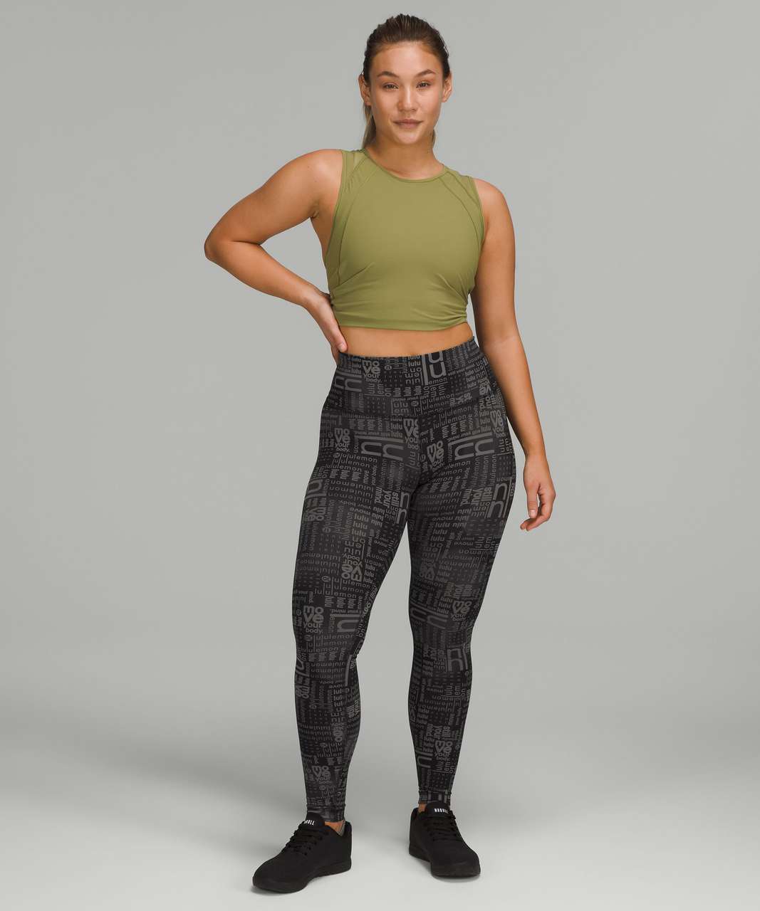 lululemon athletica, Pants & Jumpsuits, Lululemon Dark Oxide Cropped  Contour Wunder Trains 2