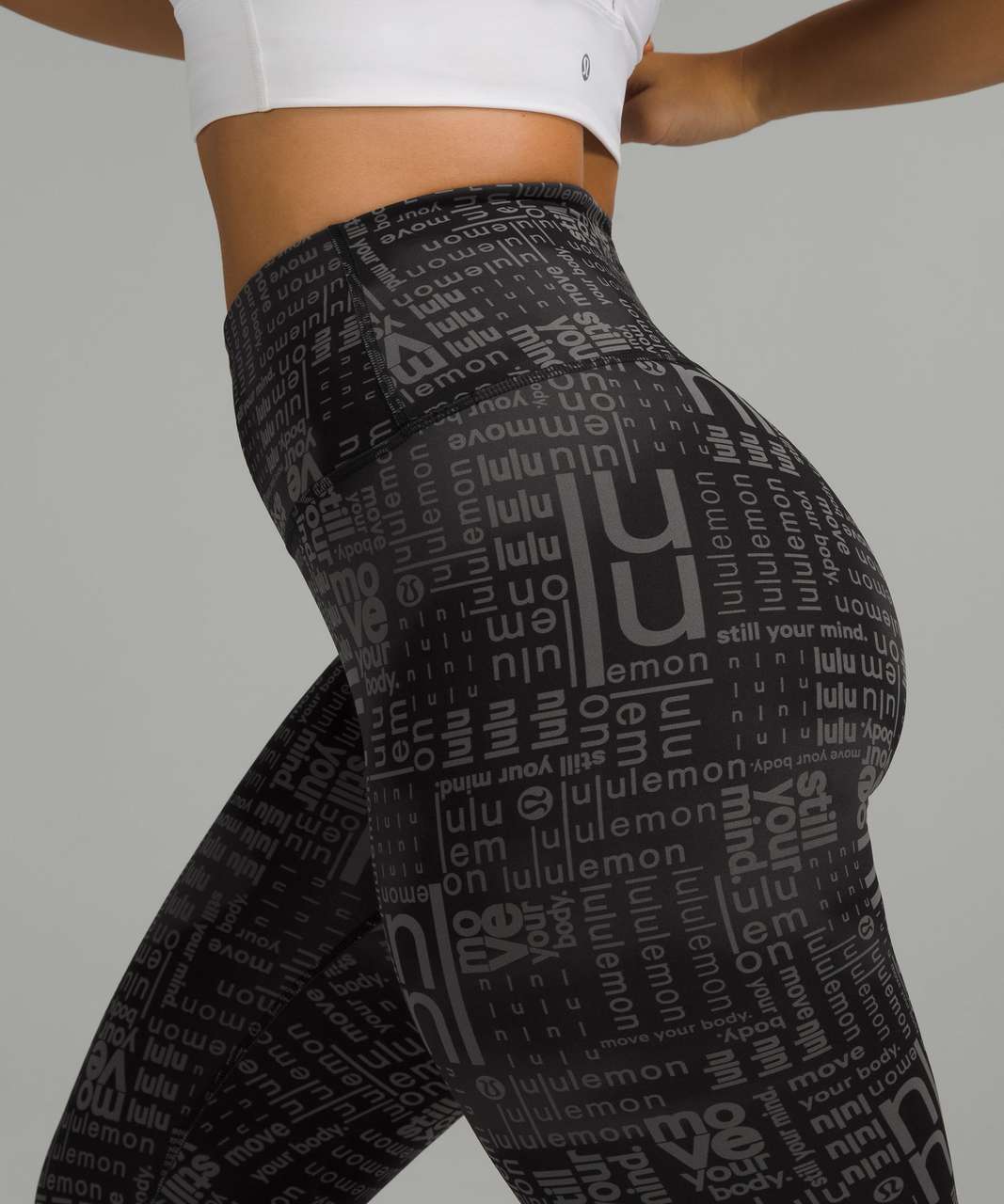 Lululemon Wunder Train Contour Fit High-Rise Tight 28" - Lululemon Ombre Black Multi