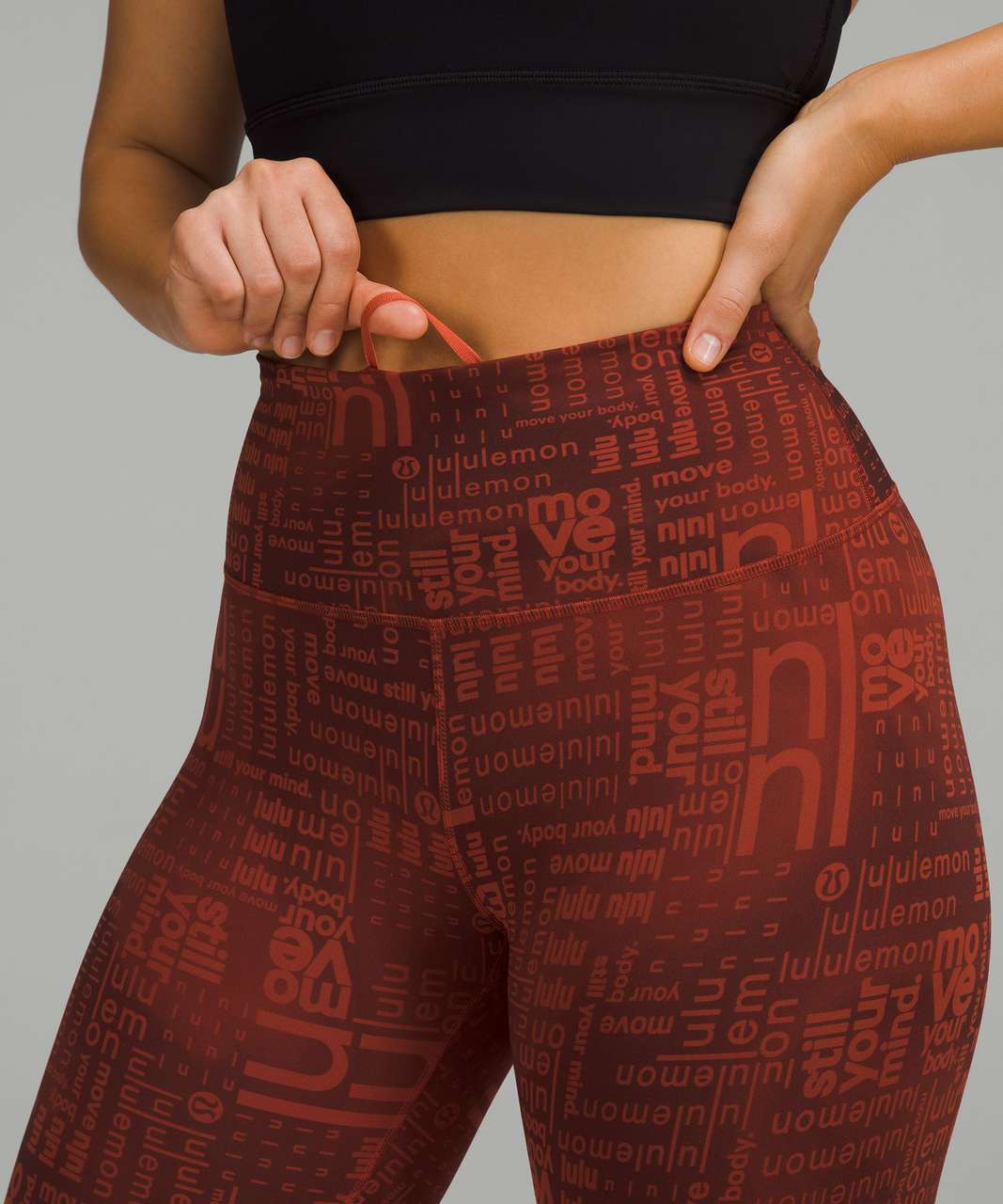 NEW Lululemon Wunder Under Red High-Rise Tight 28 Manifesto