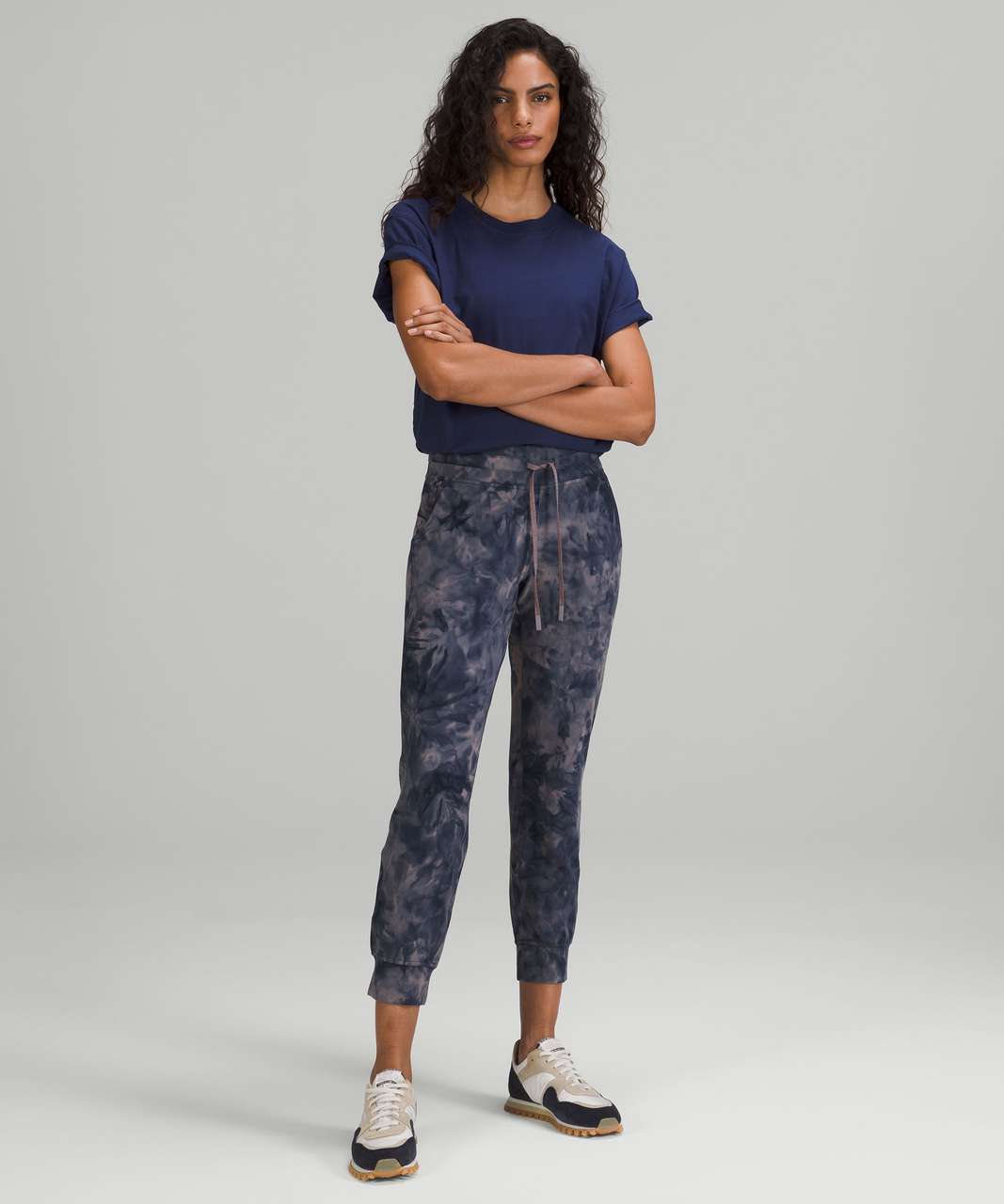 Lululemon Ready to Rulu High-Rise Jogger *7/8 Length - Diamond Dye Lunar  Rock True Navy - lulu fanatics