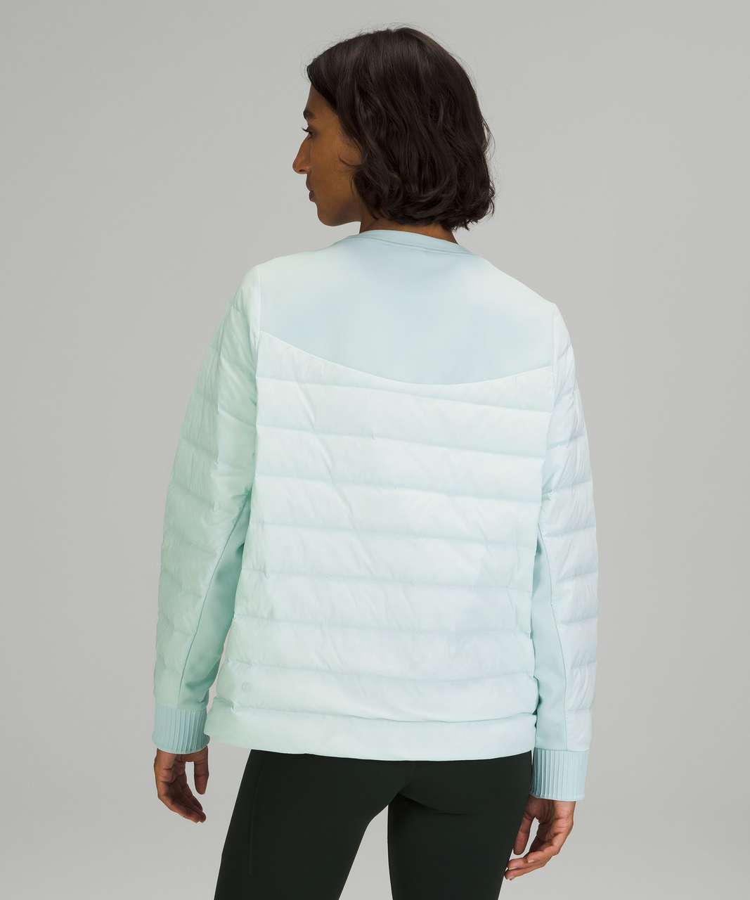 Lululemon Down and Around Crew - Delicate Mint