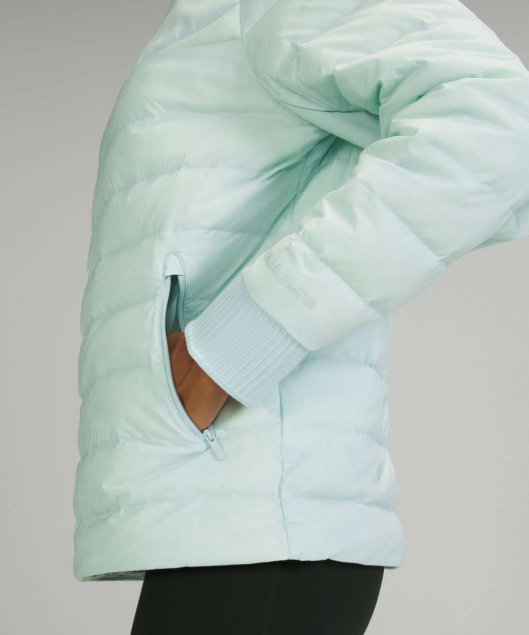 Lululemon Down and Around Crew - Delicate Mint