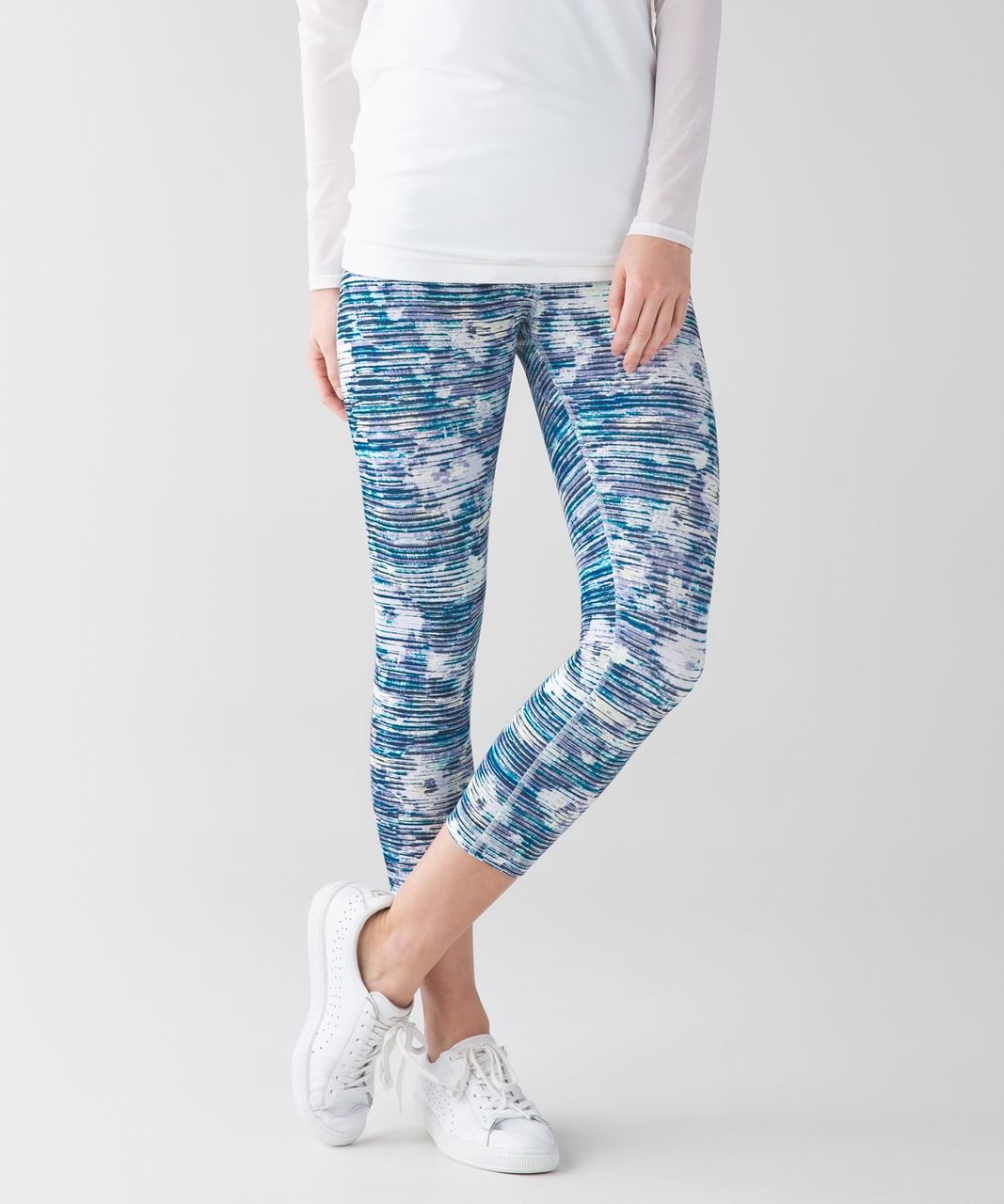 Lululemon Wunder Under Crop (Hi-Rise) - Blurry Belle Multi