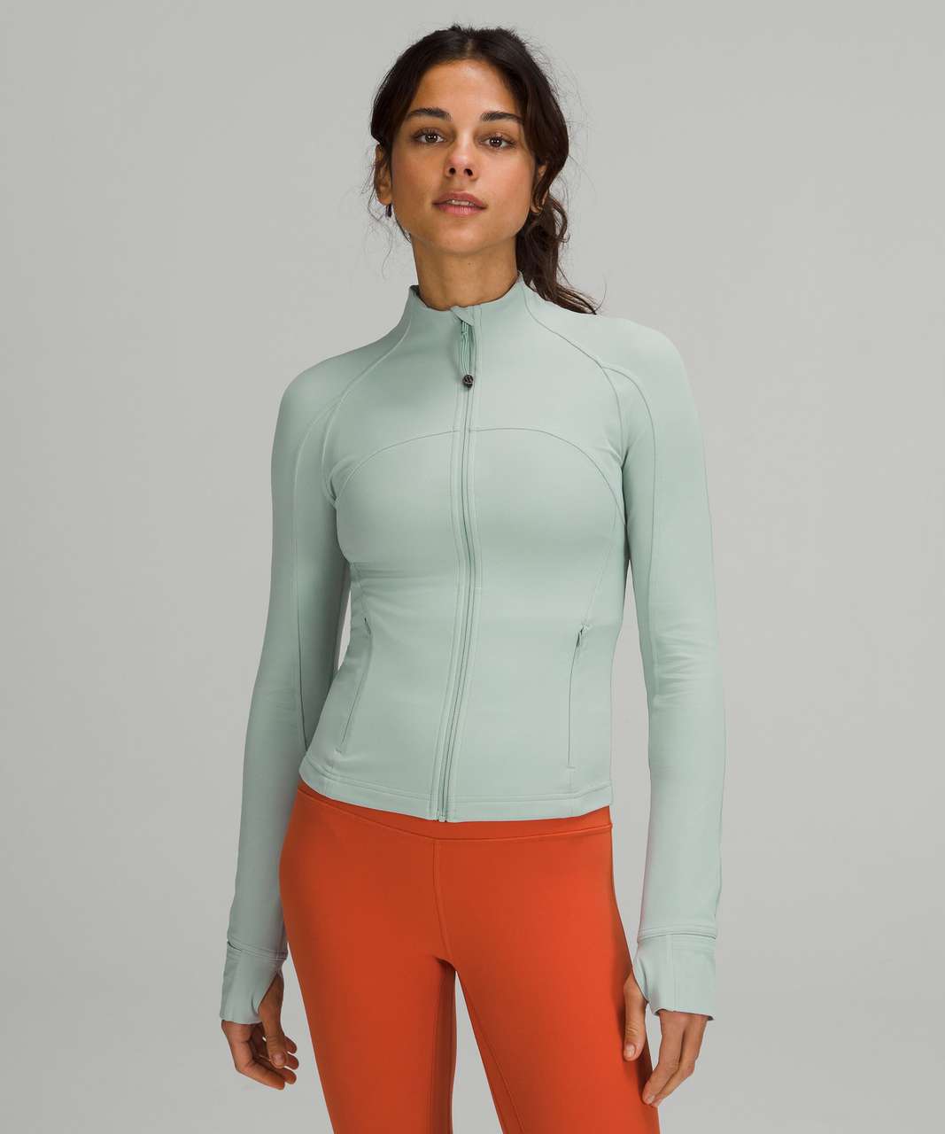 Lululemon Nulu Cropped Define Jacket - Silver Blue - lulu fanatics