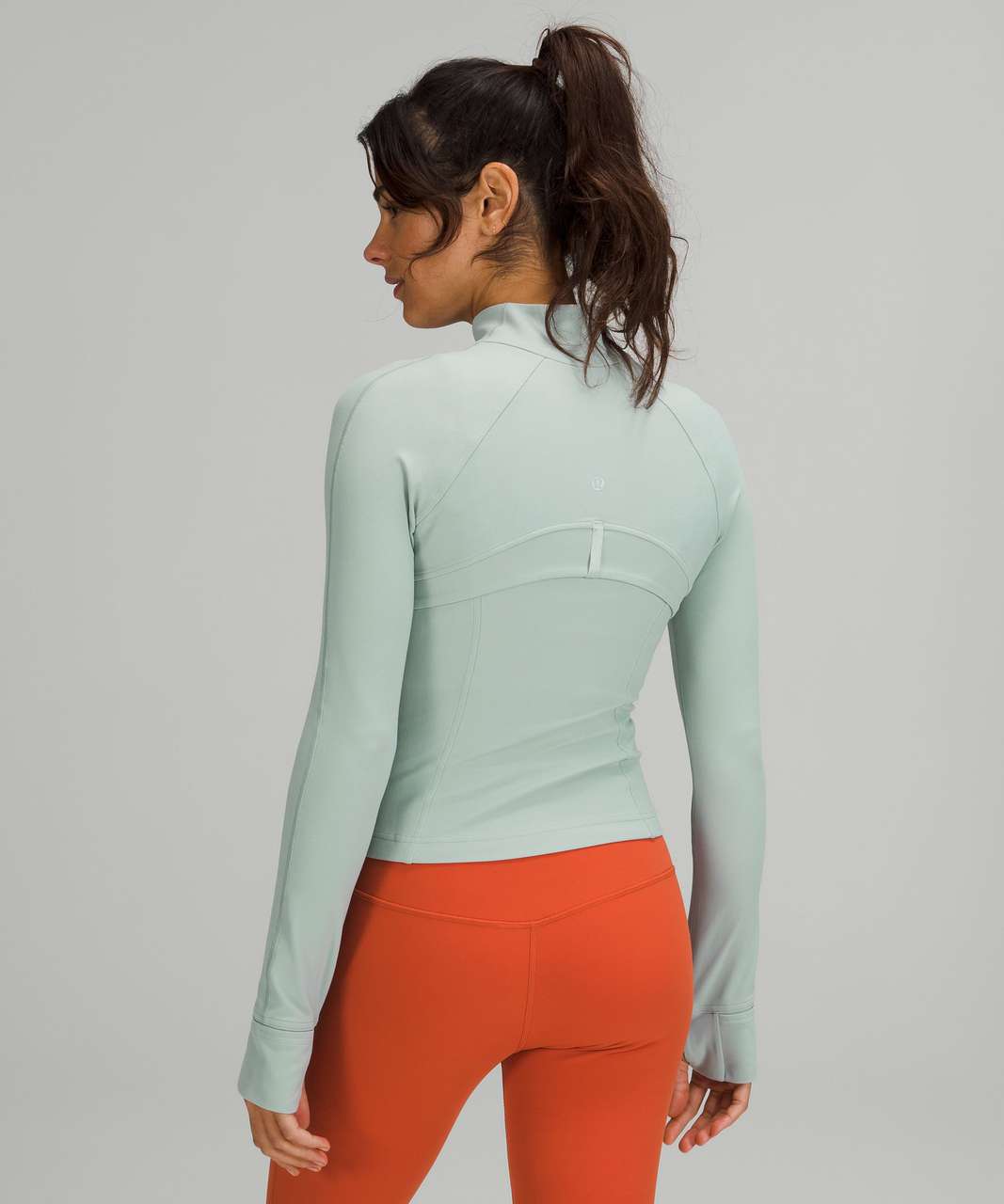 Lululemon Nulu Cropped Define Jacket - Silver Blue