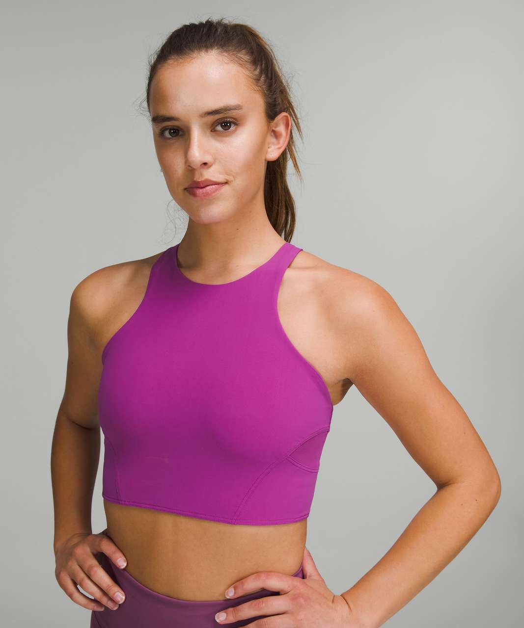 Lululemon Mesh-Back Train Bra *Medium Support, A/B Cup - Vivid