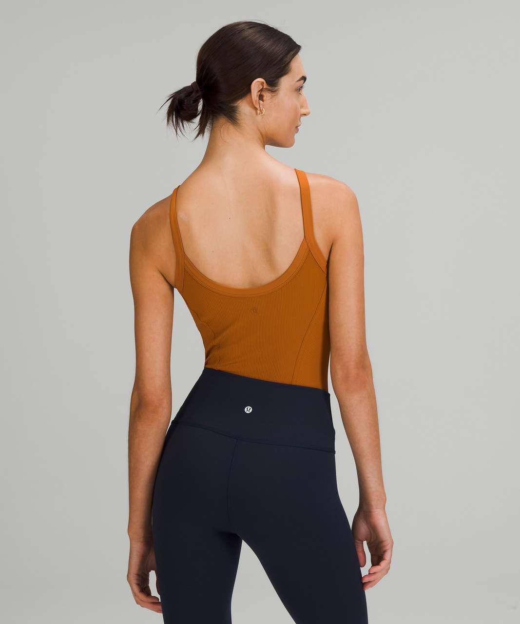 Lululemon Ribbed Yoga Bodysuit - Butternut Brown