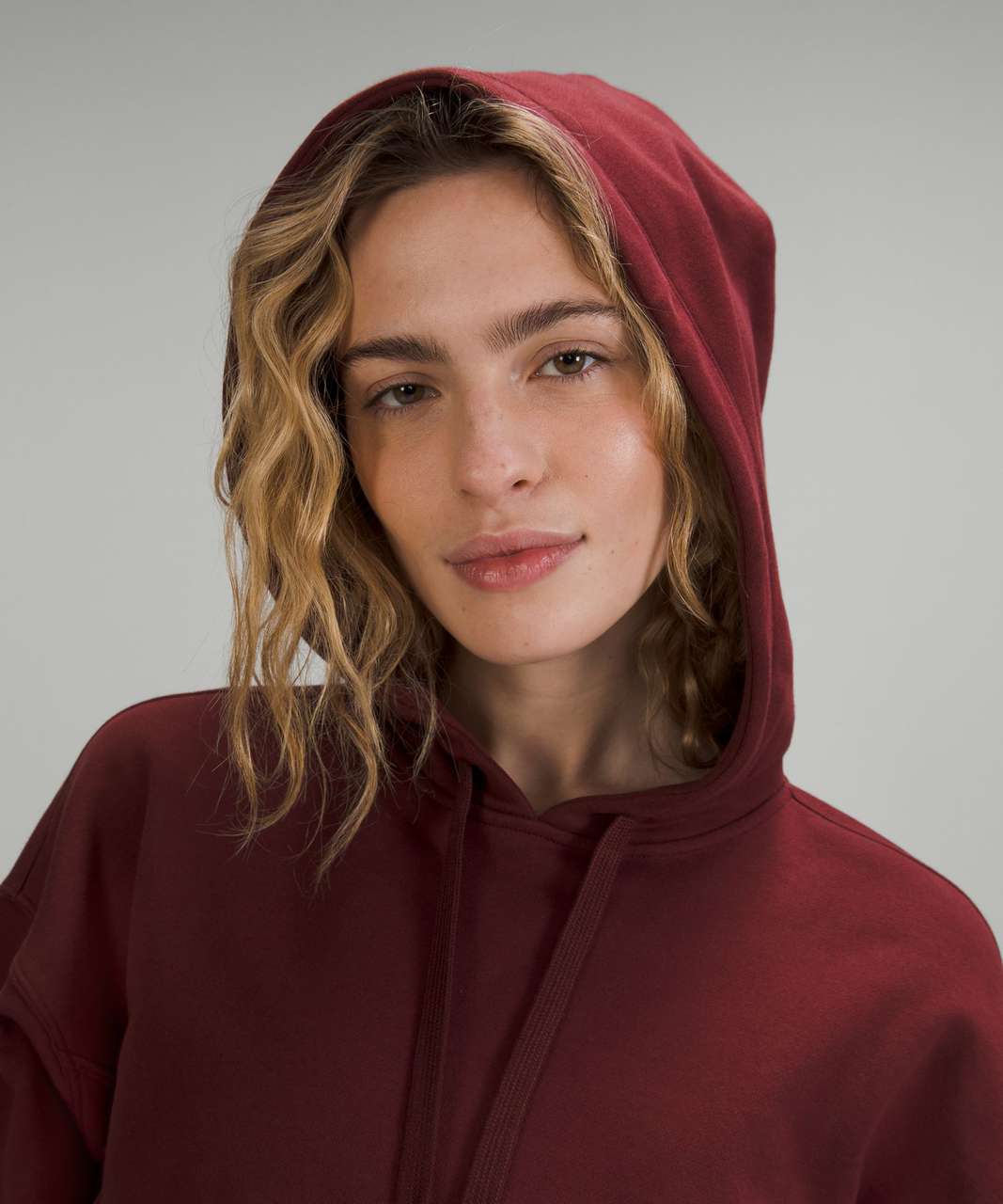 Oversized sales hoodie red