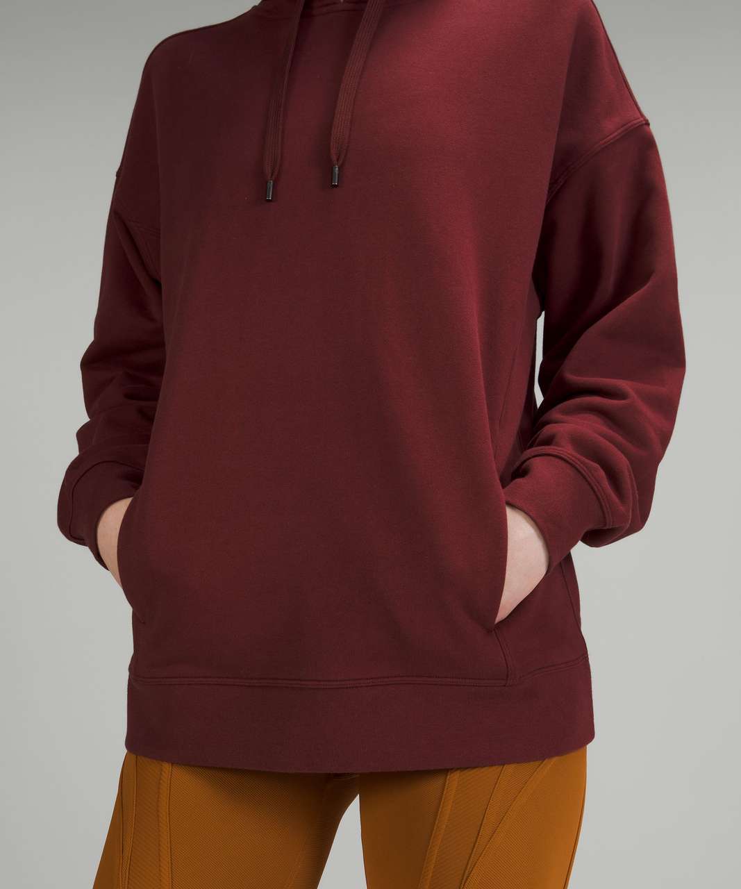 Lululemon Perfectly Oversized Hoodie - Red Merlot - lulu fanatics