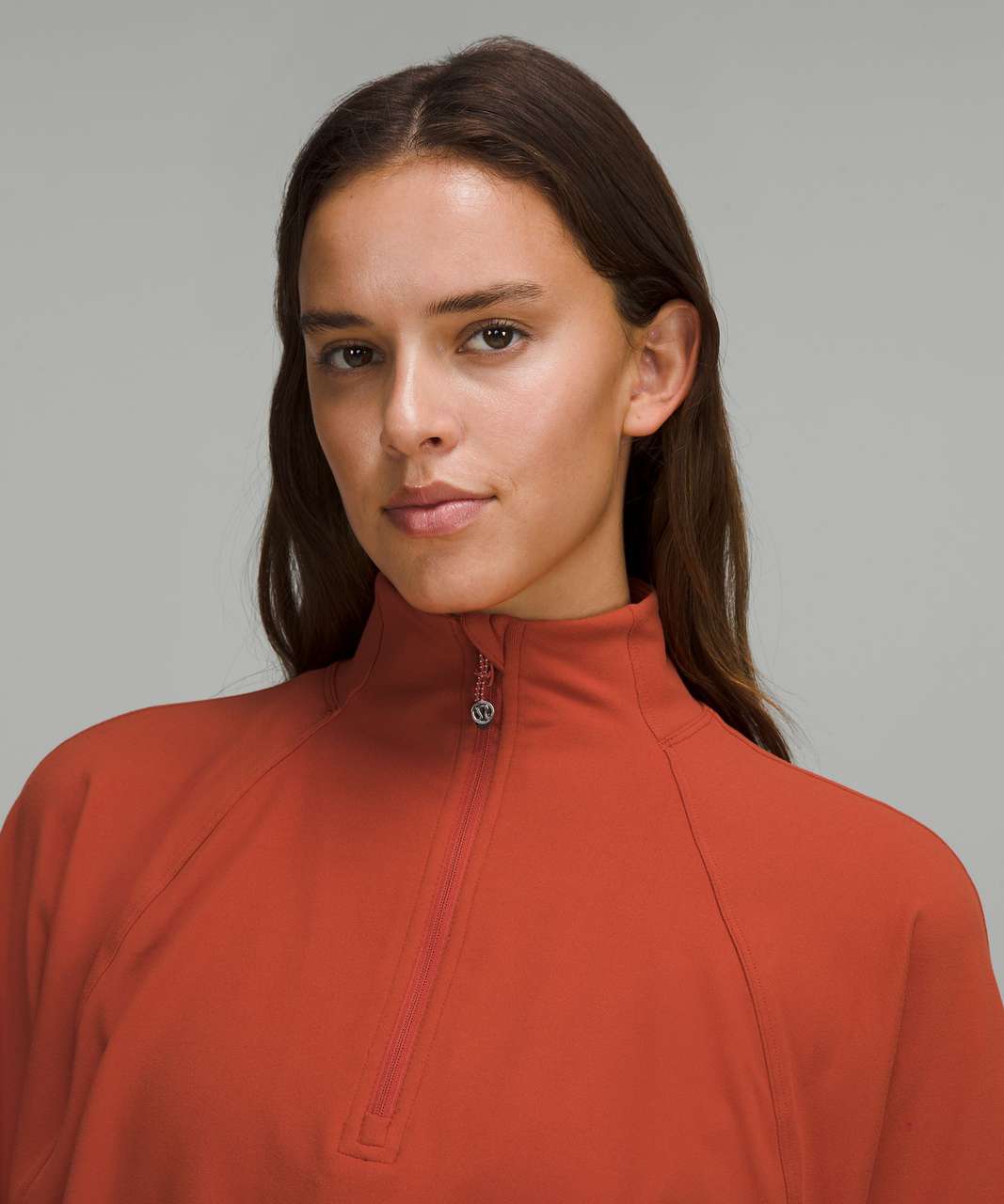 Lululemon Ready to Rulu Half-Zip Pullover - Red Rock - lulu fanatics