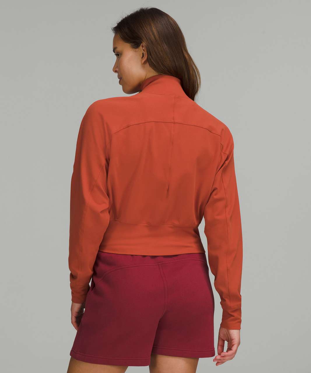 Lululemon Ready to Rulu Half-Zip Pullover - Red Rock