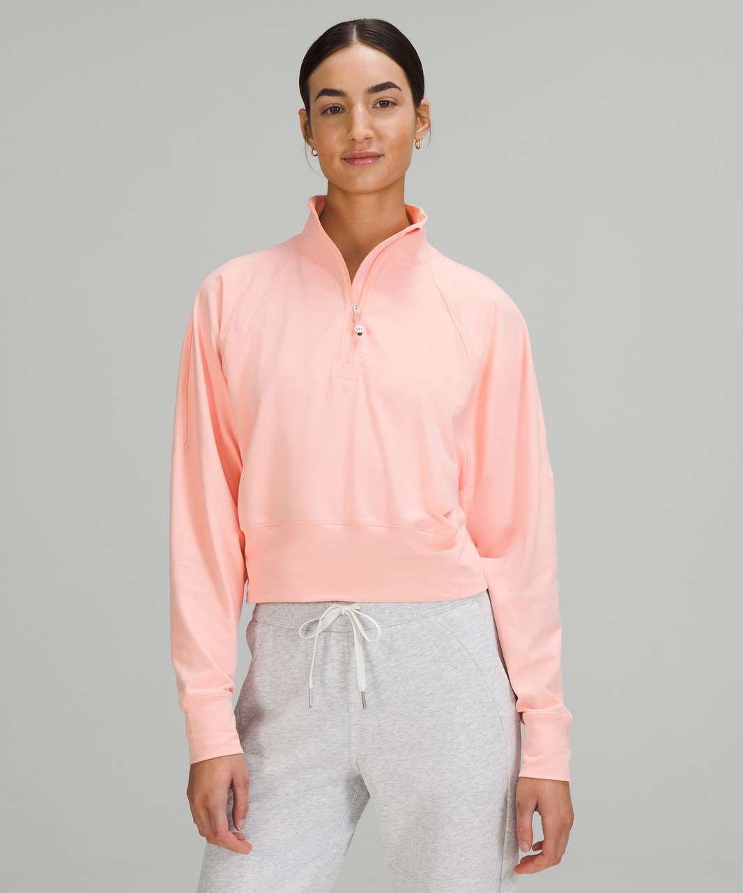 Lululemon Ready to Rulu Half-Zip Pullover - Dew Pink