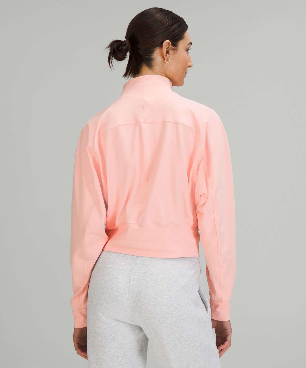 Lululemon Ready to Rulu Half-Zip Pullover - Dew Pink - lulu fanatics