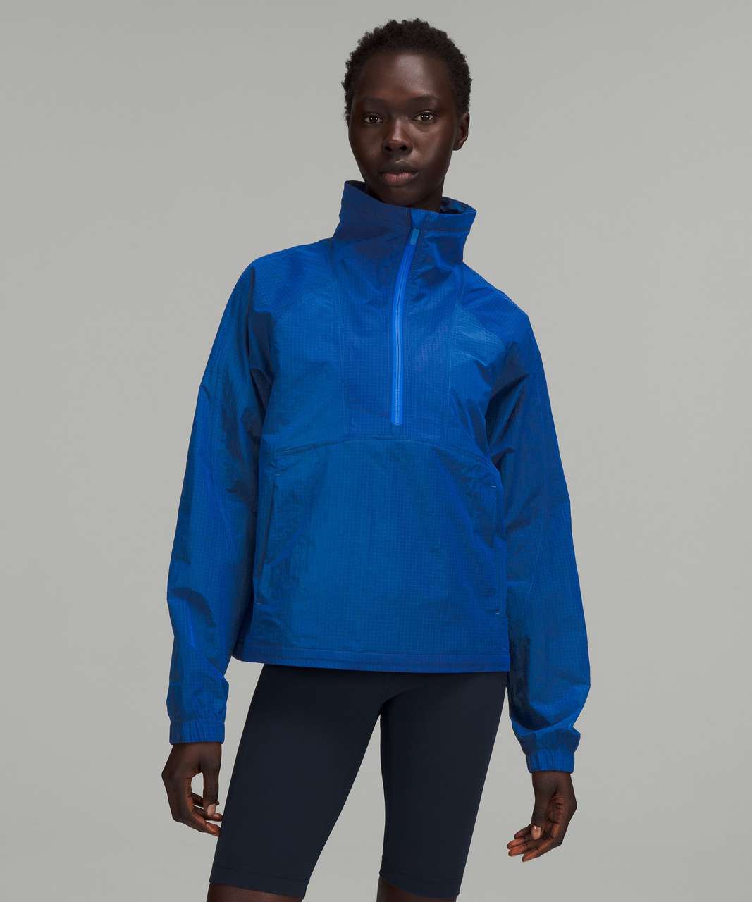 Lululemon Lightweight Cropped Track Jacket In Blazer Blue Tone | ModeSens