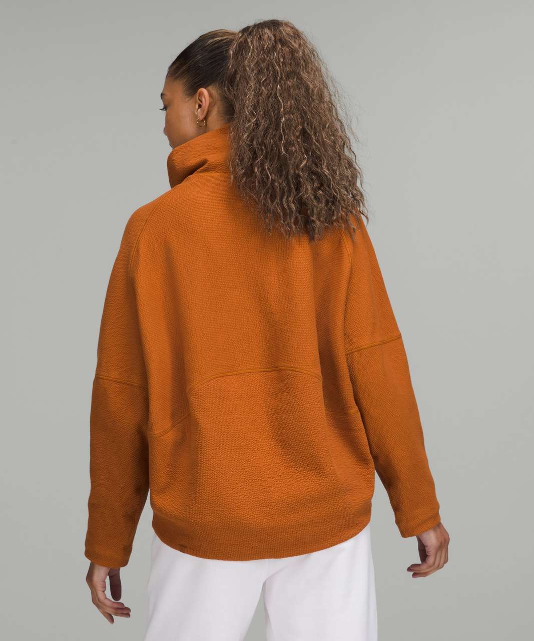 Lululemon Textured Funnel-Neck Pullover - Butternut Brown