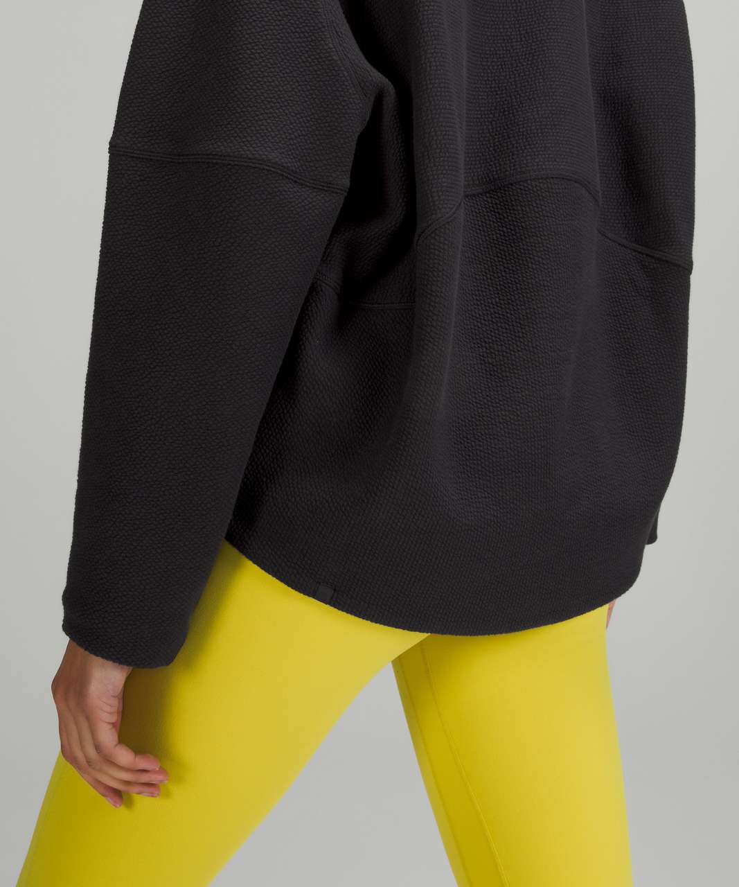 Lululemon Textured Funnel-Neck Pullover - Black