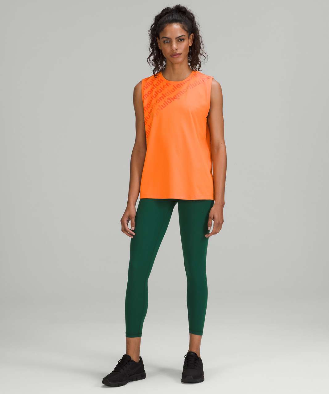 Lululemon All Yours Graphic Tank Top *Vitasea - Orange Frappe