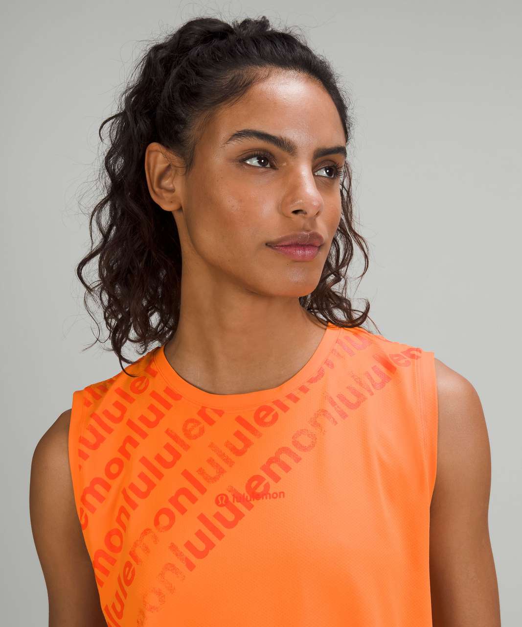 Lululemon All Yours Graphic Tank Top *Vitasea - Orange Frappe