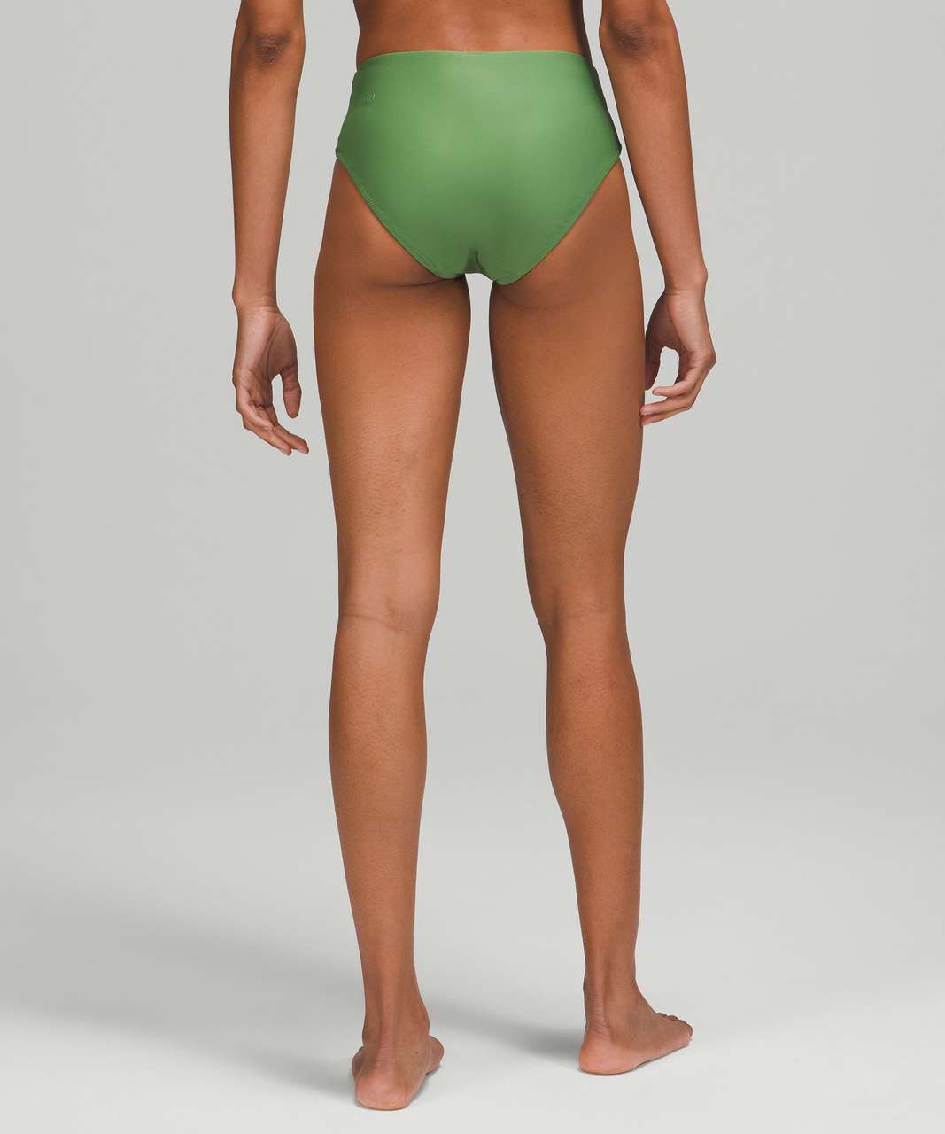 Sanctuary On The Water Textured High Neck Underwire Swim Top & Banded Waist  High Leg Swim Bottom