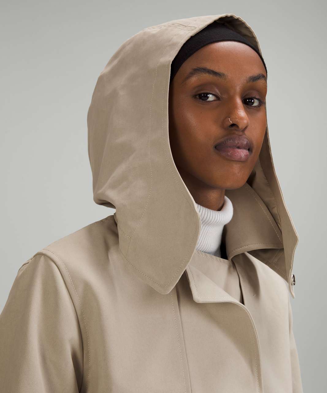 Lululemon Always There Short Trench Coat - Raw Linen