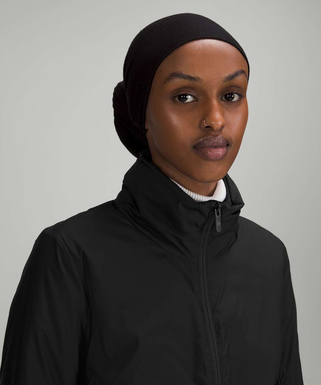 Lululemon SoftMatte Insulated Cropped Jacket - Black