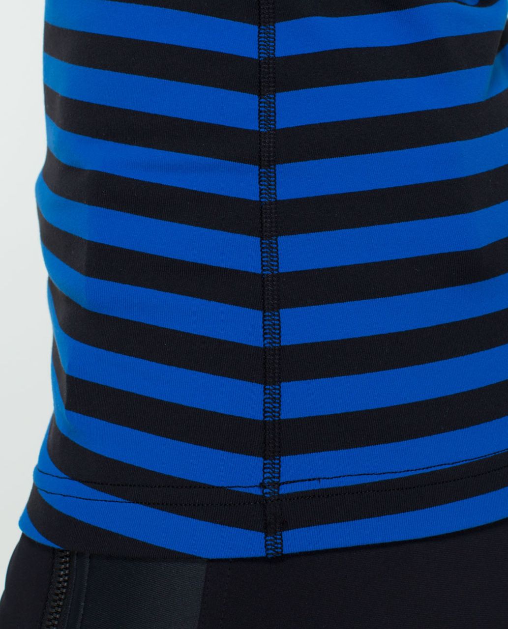 Lululemon Cool Racerback - Apex Stripe Baroque Blue