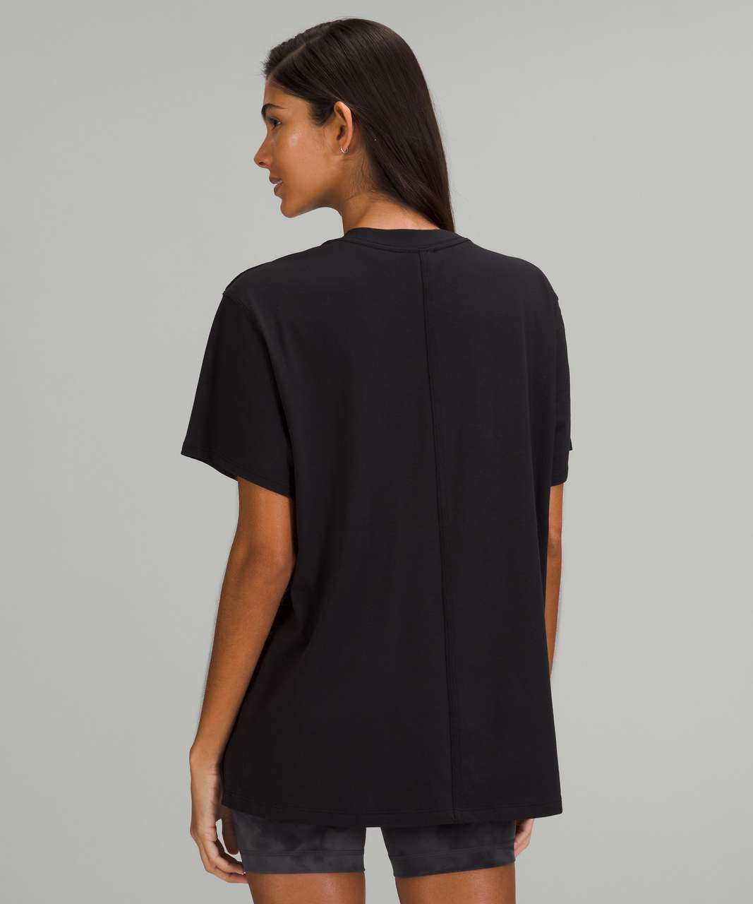 Lululemon All Yours Cotton T-Shirt *Motif - Black