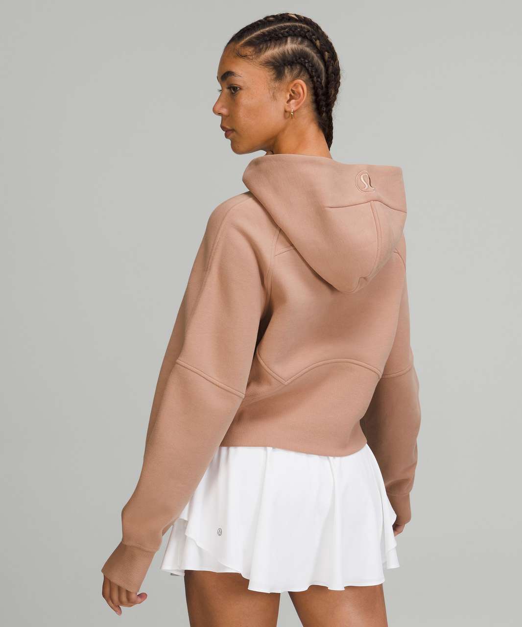 Lululemon Scuba Oversized Half-Zip Hoodie - Pink Clay - lulu fanatics