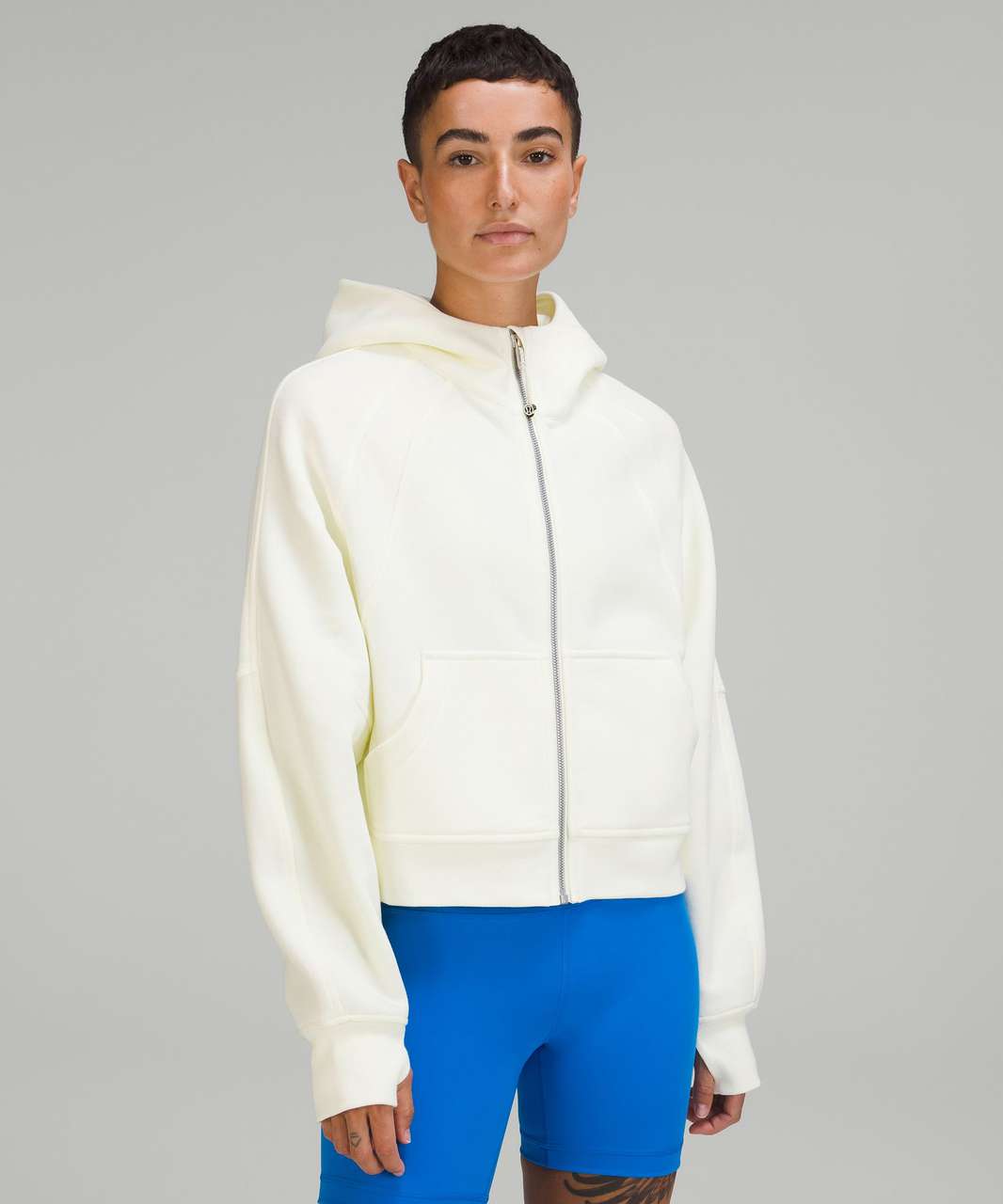 Lululemon Scuba Oversized Full Zip - Green Twill - lulu fanatics