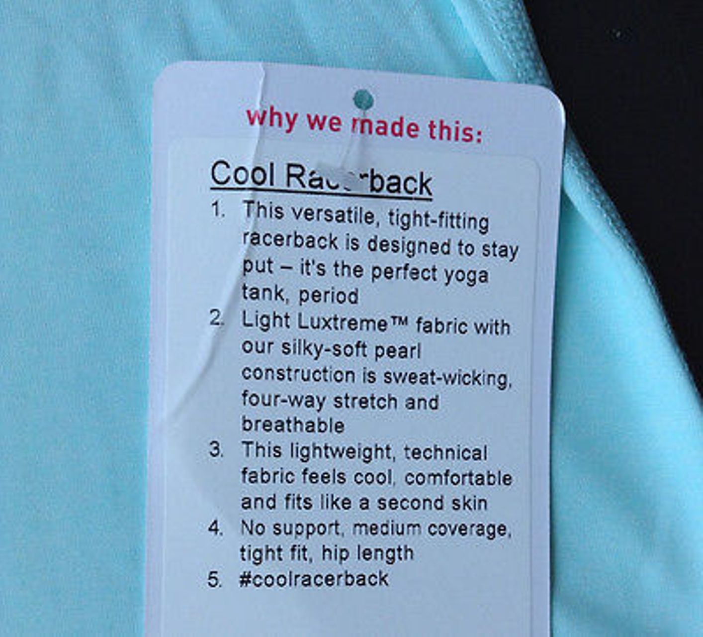 Lululemon Cool Racerback Tank Review