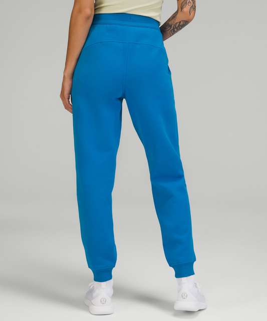 NEW Women Lululemon Scuba High-Rise Jogger Night Sea Size 8