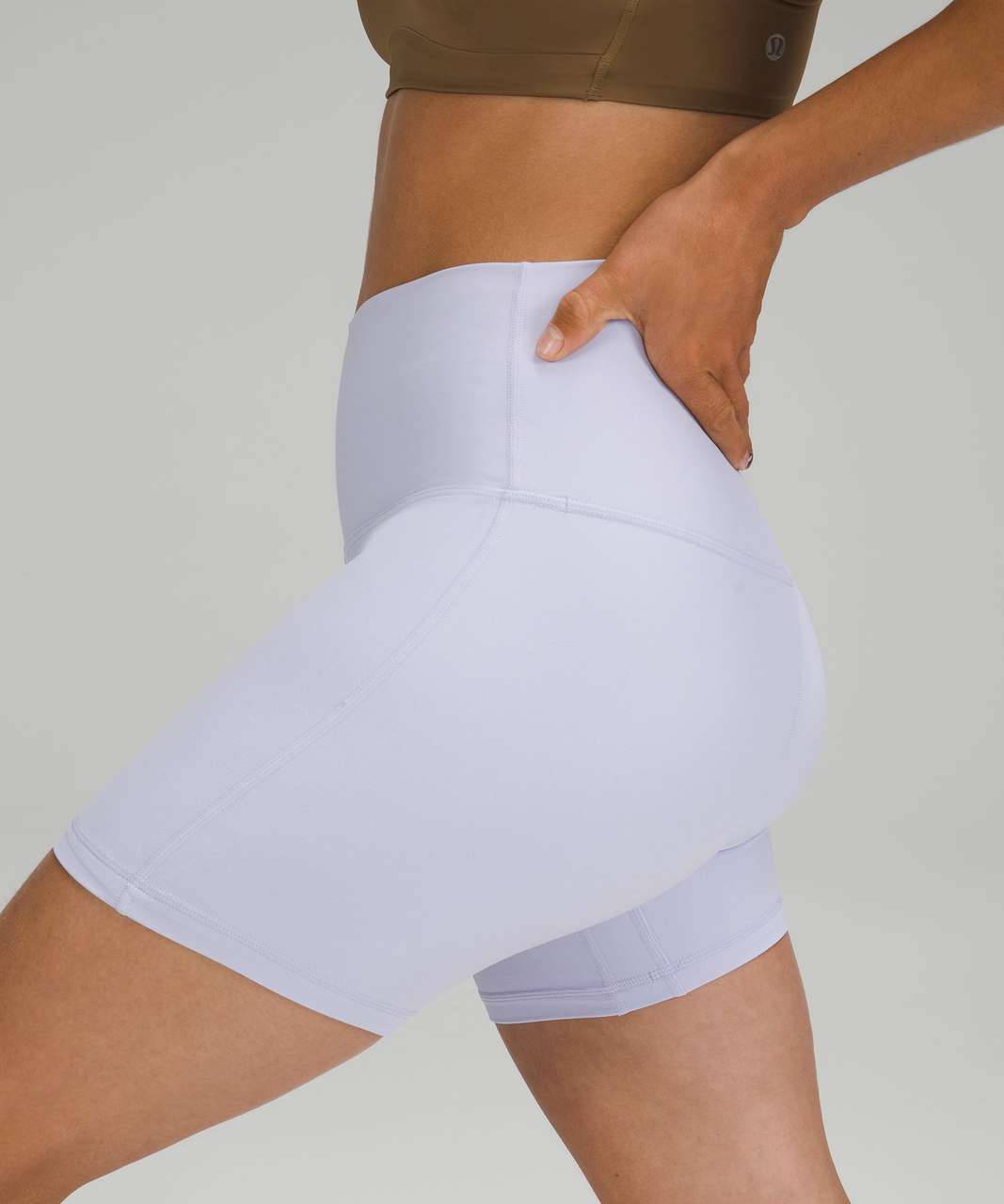 Lululemon Align High-Rise Short 6 - Pastel Blue - lulu fanatics