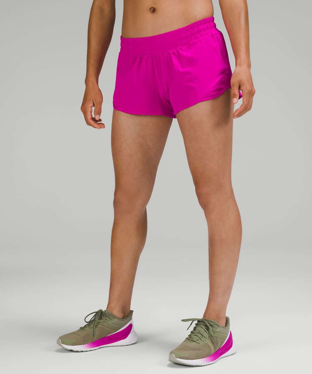 Lululemon Hotty Hot Low-Rise Lined Short 2.5" - Purple Highlight