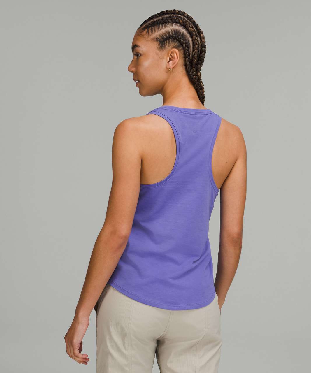 Lululemon Square Neck Mesh and Nulu Yoga T-Shirt - Charged Indigo - lulu  fanatics