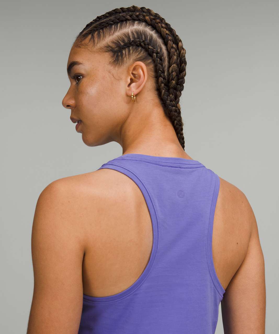 Lululemon Square Neck Mesh and Nulu Yoga T-Shirt - Charged Indigo - lulu  fanatics