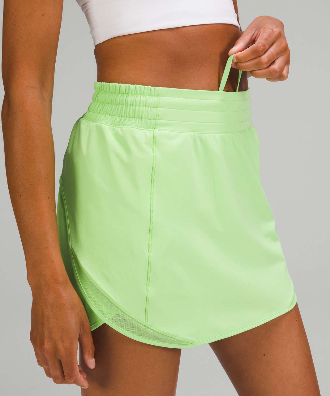 Lululemon Hotty Hot High-Rise Skirt - Scream Green Light