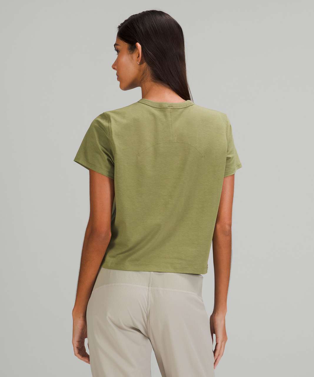 Lululemon Classic-Fit Cotton-Blend T-Shirt - Bronze Green