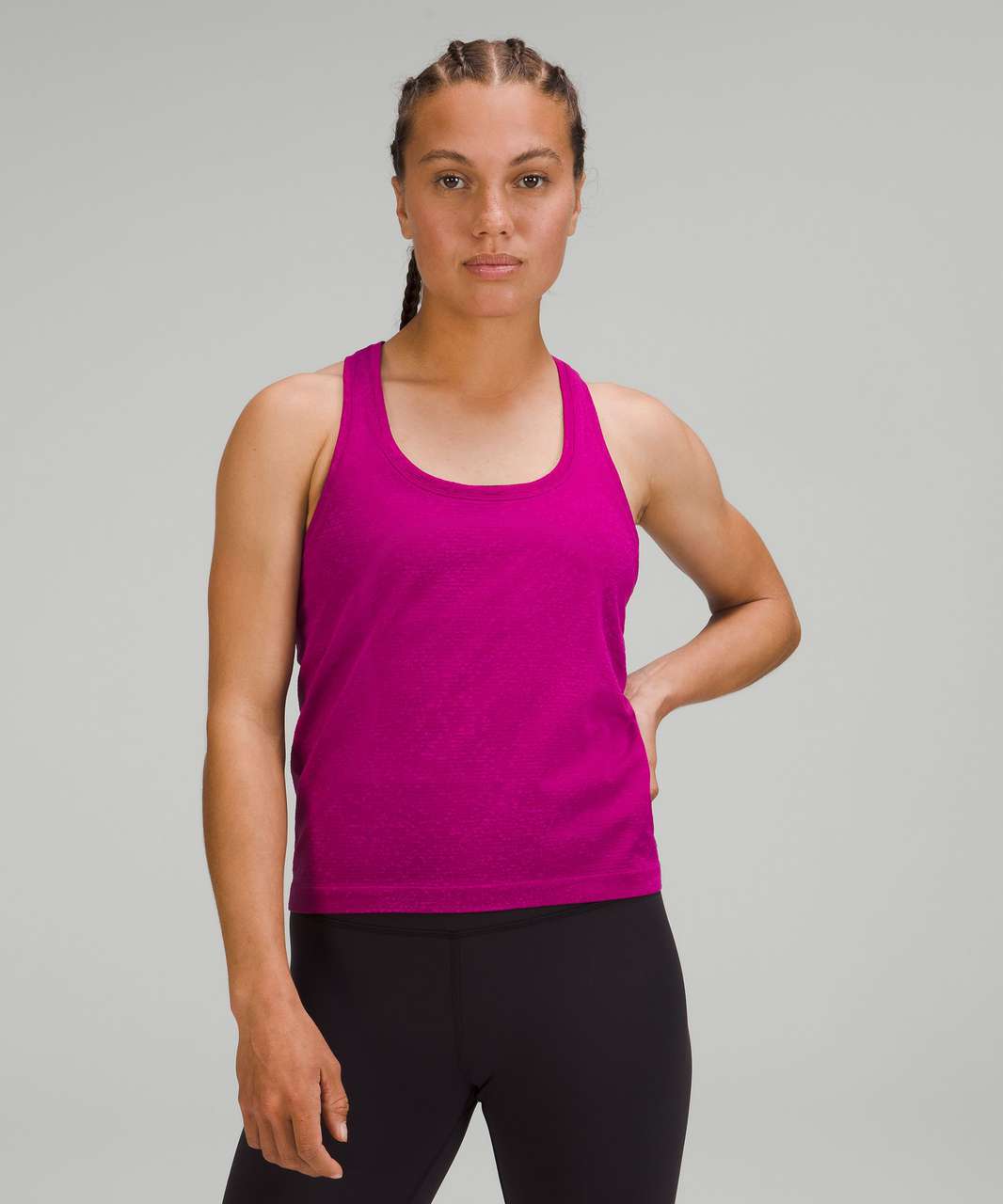 Lululemon Swiftly Tech Long-Sleeve Shirt 2.0 *Race Length - Magenta Purple  / Magenta Purple - lulu fanatics