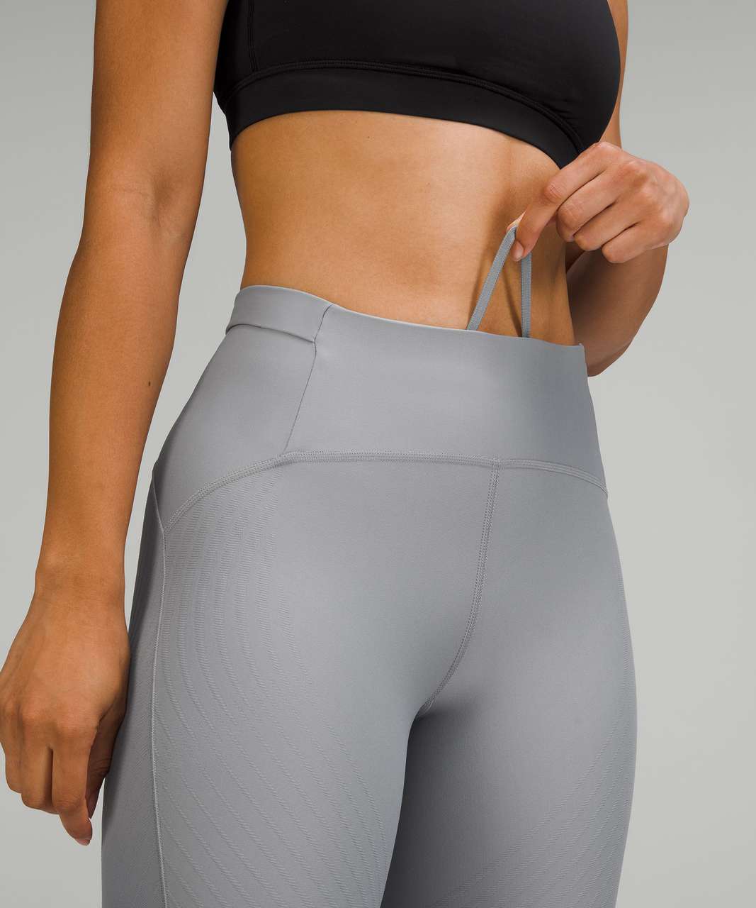 Lululemon SenseKnit High-Rise Running Tight 28 - Rhino Grey - lulu fanatics