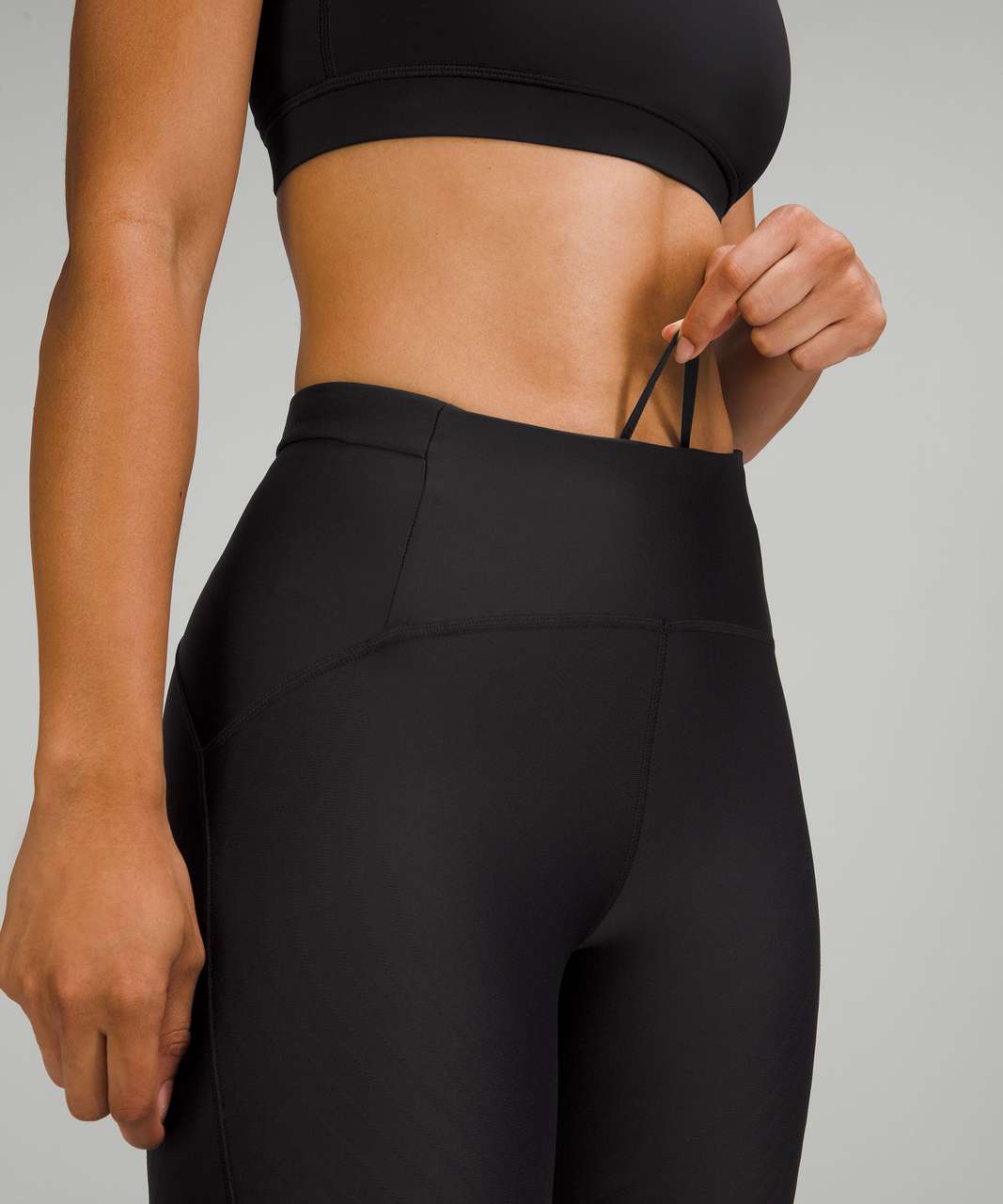 Lululemon SenseKnit High-Rise Running Tight 28 - Black - lulu fanatics