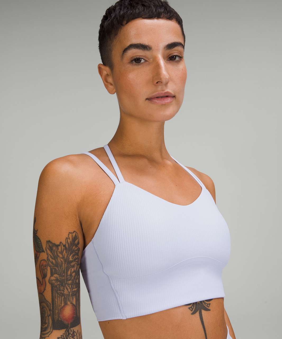 Like a Cloud Ribbed Longline Bra … curated on LTK