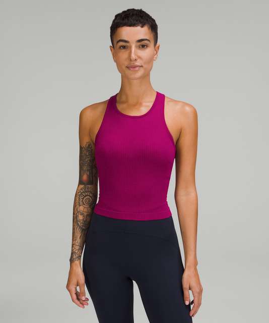 BNWT Lululemon Ebb to Street Crop Racerback Tank size 6, Women's Fashion,  Activewear on Carousell