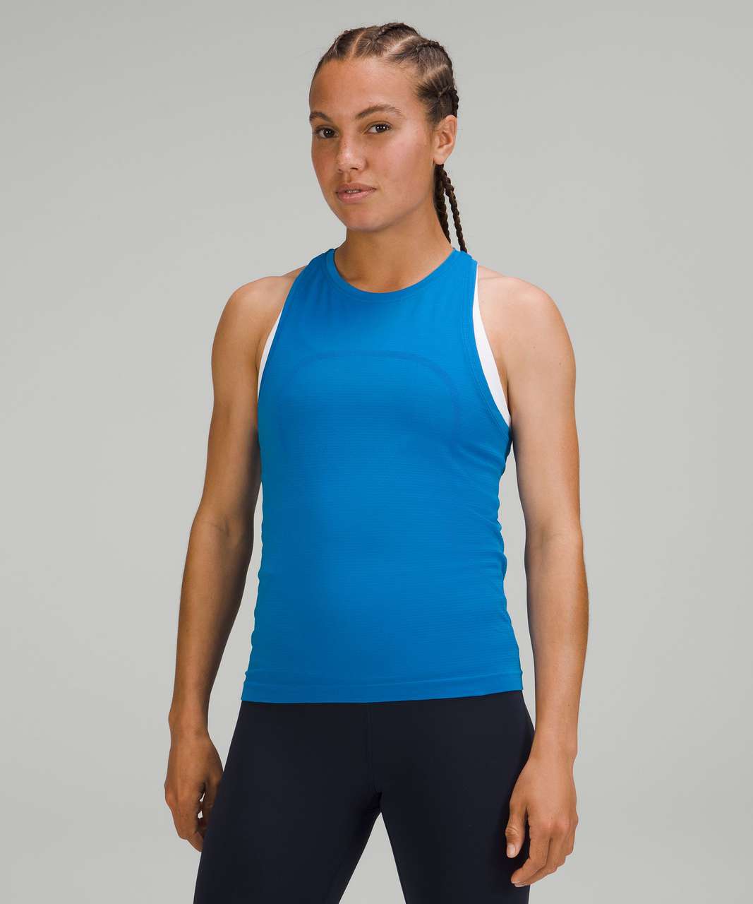 Lululemon Mix & Mesh Tank - Black - lulu fanatics